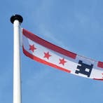 NR 465: Wimpel Drenthe 100% stil-400cm (zonder stokje (met, Nieuw