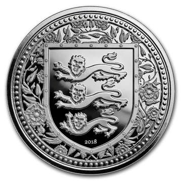 Gibraltar Royal Arms 1 oz 2018 (50.000 oplage), Verzenden, Losse munt, Zilver