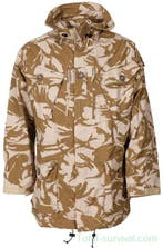 Britse commando jas, Smock, met capuchon, winddicht, Dese..., Ophalen of Verzenden, Gedragen