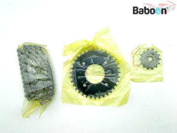 Ketting Set Honda ANF 125 Innova 2003-2007 (ANF125 KPH) New, Verzenden, Gebruikt
