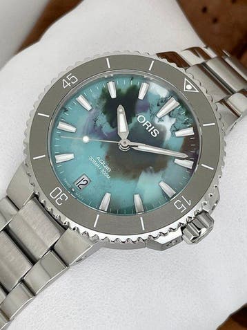 Oris - Aquis Date Upcycle Automatic - 01 733 7770 4150-Set -, Nieuw