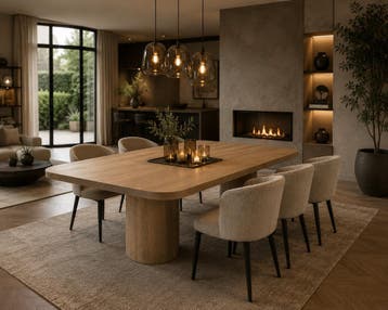 Grote massief eiken vergadertafels model Rûn, Huis en Inrichting, Eikenhout, Vijf personen of meer, 200 cm of meer, Grote eiken vergadertafels op maat, topkwaliteit en vakmanschap