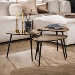 *WOONWINKEL* Metallic Brons Salontafel Set Organische Vorm, Huis en Inrichting, Tafels | Salontafels, Verzenden, Nieuw