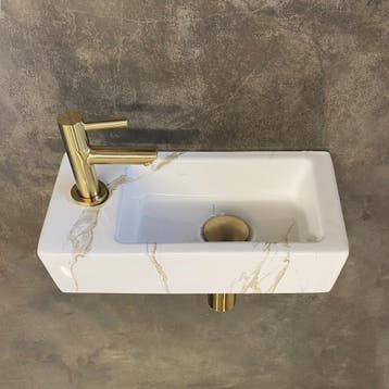 Fonteinset Wiesbaden Mini Rhea 36x18x9 cm Links Carrara, Ophalen of Verzenden, Nieuw