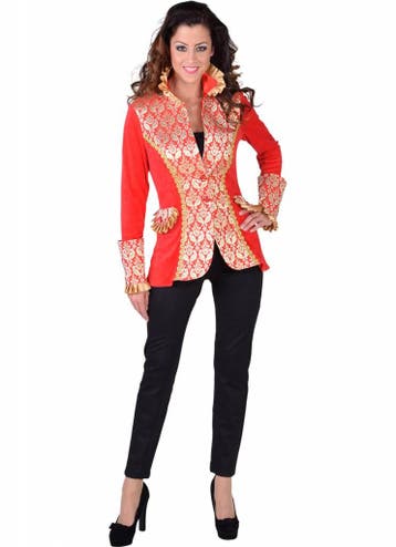 Jas Brocaat Rood Dames, Ophalen of Verzenden, Nieuw