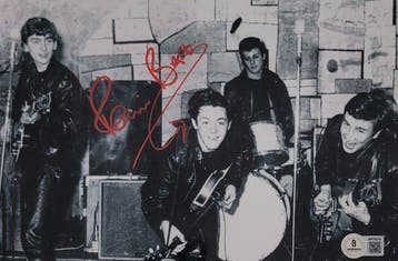 The Beatles - Pete Best - Foto gesigneerd door Pete Best -, Cd's en Dvd's, Vinyl Singles, Nieuw in verpakking