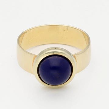 Ring - 14 karaat Geel goud - Simili, Sieraden, Tassen en Uiterlijk, Nieuw