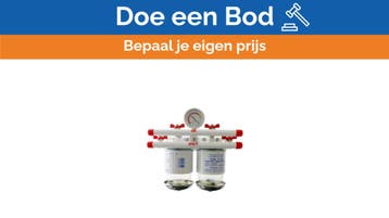 Bieden: Vetus Dual Marine Fuel Filter and Water, Watersport en Boten, Ophalen of Verzenden, Nieuw, Motor en Techniek, Zeilboot of Motorboot