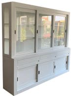 Witte strakke buffetkast Petten 260cm, Ophalen of Verzenden, Nieuw