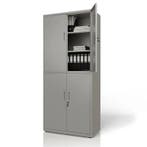 Metalen Archiefkast / Kantoorkast - Incl. slot en 2 sleutels, Verzenden, Nieuw