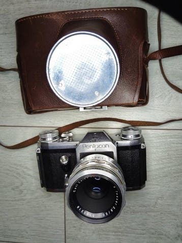 Pentacon F + Carl Zeiss Jena Tessar 2.8/50mm - M42 | Analoge, Nieuw