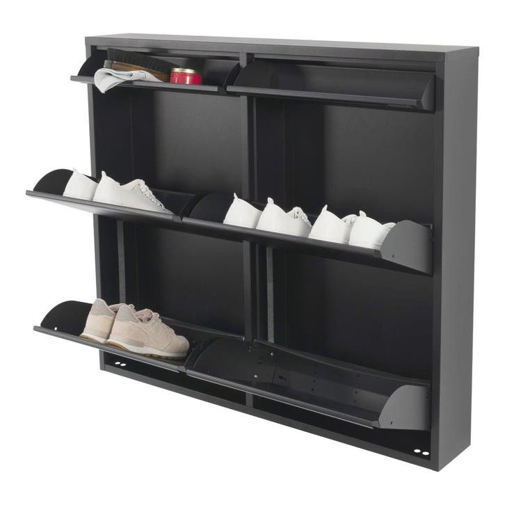 Spinder Design Billy 6 schoenenkast - zwart, Huis en Inrichting, Kasten | Schoenenkasten, Nieuw, Verzenden