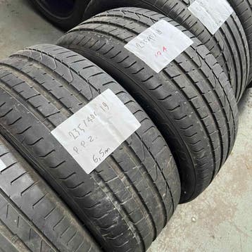 2 x Pirelli PZero 235-40-19 Zomerbanden 6,5mm, 19 inch, Gebruikt, Ophalen of Verzenden, 235 mm