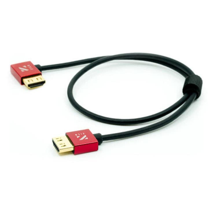 ZILR 8K60p Right Angle Hyper Thin High Speed Cable 50cm, Computers en Software, Pc- en Netwerkkabels, Nieuw, Ophalen of Verzenden