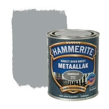 Hammerite Metaallak Grijs H118 Hamerslag 750 ml, Ophalen of Verzenden, Nieuw