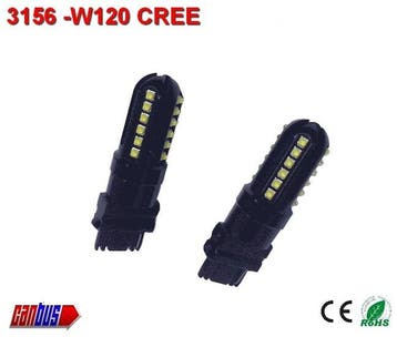 2x 3156-W120 CREE - Canbus 12/24V, Verzenden, Nieuw