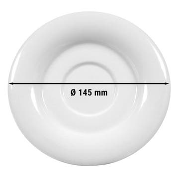 GGM Gastro | (12 stuks) SELTMANN WEIDEN | Schotel - Ø 145mm, Verzenden, Nieuw, Kop(pen) en/of Schotel(s)