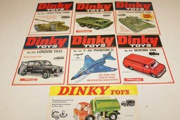 Dinky Toys 1:43 - Modelauto (7) - 7x Dinky Toys 1:43 geheel, Nieuw