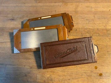 Contessa, Nettel 6x13 cm Stereo Glass Plate Holders - Set of, Audio, Tv en Foto, Fotocamera's Analoog, Nieuw