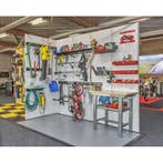 Professionele werkbank 100 cm met hardhouten blad - grijs, Ophalen of Verzenden, Nieuw