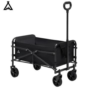 TKNL Opvouwbare Bolderkar 170L – 100 kg – Zwart, Ophalen of Verzenden, Opvouwbaar, Nieuw