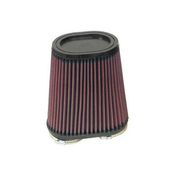 K&N Universeel Luchtfilter Ovaal/Konisch 60mm dubbele aanslu, Auto-onderdelen, Verzenden, Nieuw