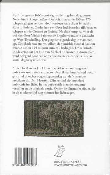 Gedachtenisse van dEngelsche Furie op de Vlietstroom, en, Verzenden, Zo goed als nieuw, Jan Houter