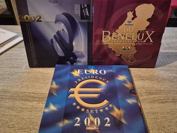 Europa, Benelux. Benelux set / Euro 2002/2004 (3 sets)