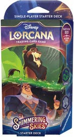 Disney Lorcana TCG - Shimmering Skies Starter Deck - Scar &, Verzenden, Nieuw