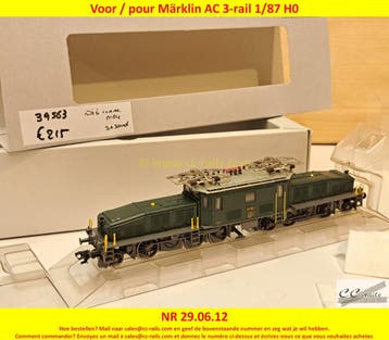 Marklin modeltreinen, locomotieven, wagons, rails, 2dehands, Hobby en Vrije tijd, Modeltreinen | H0, Gebruikt, Wisselstroom, Märklin
