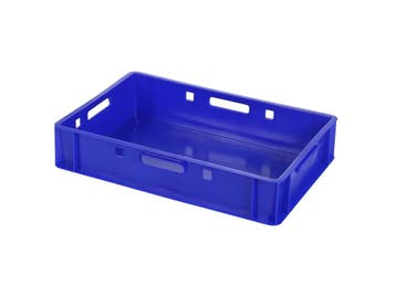 Stapelbak E1 - 600 x 400 x H 125 mm - geventileerde, Ophalen of Verzenden, Nieuw