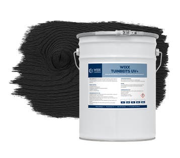 Wixx Tuinbeits UV+ Zwart 2.5L, Verzenden, Zwart, Nieuw, Beits