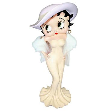 Betty Boop - Madam Beeld 98 cm Creme, Ophalen, Gebruikt