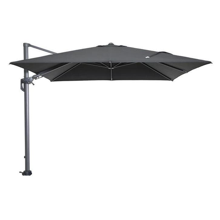 Garden Impressions Hawaii parasol 300 x 300! Zwart doek., Tuin en Terras, Parasols, Zweefparasol, Nieuw, 3 tot 4 meter, Ophalen of Verzenden