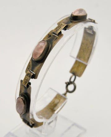 Zonder minimumprijs - Armband 835 Zilver - Modernist GK Roze, Sieraden, Tassen en Uiterlijk, Armbanden, Nieuw