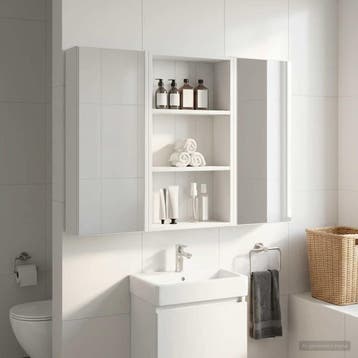 vidaXL Badkamer wandkast Wit 40 x 14 x 70 cm Geconstrueerd, Verzenden, Nieuw