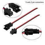 5 Sets Mini LED Strip stekkerkabels 2x15cm, Auto diversen, Verzenden, Nieuw