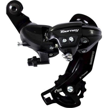 Shimano achter derailleur Tourney TY300 z/haak, Fietsen en Brommers, Fietsonderdelen, Verzenden, Nieuw