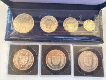 Zwitserland. Collection of coins incl. silver, Postzegels en Munten, Munten | Europa | Niet-Euromunten