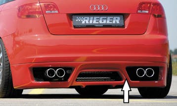Rieger achteraanzetstuk | geschikt voor Audi A3 8P 2004-2008, Auto-onderdelen, Verzenden, Nieuw, Audi