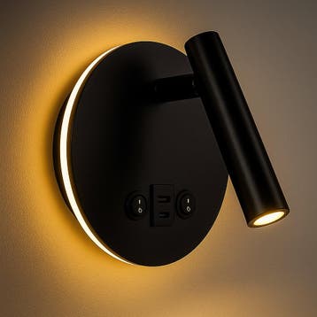 LED Wandlamp - Bedlamp met USB+C poort en schakelaar, Ophalen of Verzenden, Nieuw