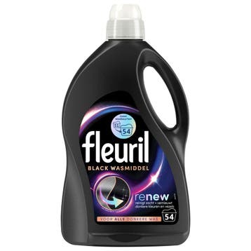 Fleuril Wasmiddel 54 wasbeurten Black 2,430 liter, Huis en Inrichting, Verzenden