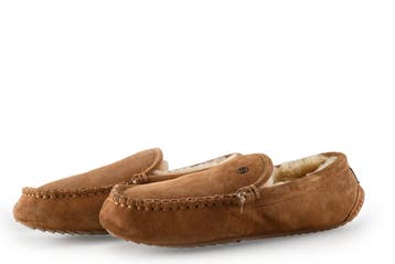 Warmbat Pantoffels in maat 43 Cognac, Overige kleuren, Verzenden, Warmbat, Zo goed als nieuw