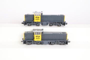 Liliput H0 - 12441/12443 - Diesellocomotief (2) - 6401 en, Nieuw