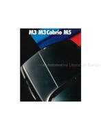 1988 BMW M3 CABRIOLET M5 BROCHURE ENGELS, Boeken, Nieuw, BMW, Author