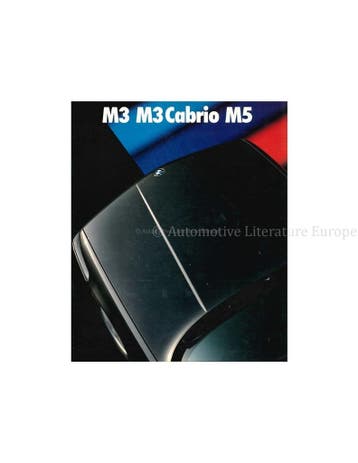 1988 BMW M3 CABRIOLET M5 BROCHURE ENGELS, Boeken, Nieuw, BMW, Author