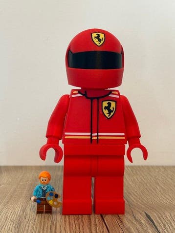Fait maison - (MOC) Minifigure LEGO - 18 cm – FERRARI, Nieuw