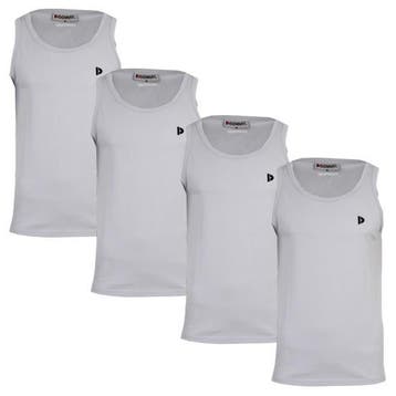 Donnay Donnay Heren - 4-Pack - Singlet James - Light Grey, Verzenden, Nieuw