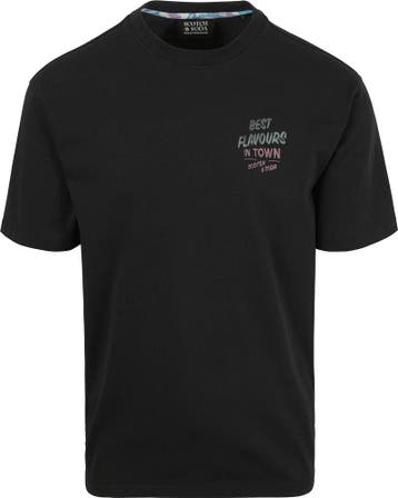 Scotch & Soda T-Shirt Artwork Zwart maat XXL Heren, Kleding | Heren, T-shirts, Verzenden, Zwart, Scotch and Soda, Nieuw
