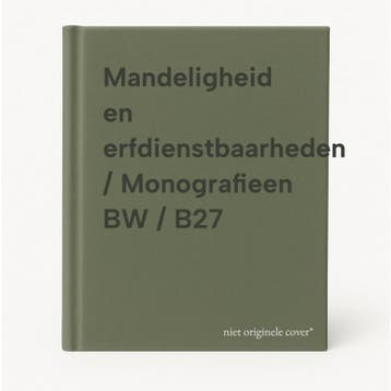 Mandeligheid en erfdienstbaarheden / Monografieen BW / B27, Verzenden, Zo goed als nieuw